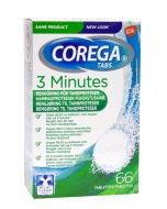 Corega Tabs 3 Minutes proteesinpuhdistus, 66 kpl