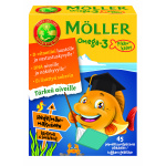 Möller Omega-3 Pikkukalat hedelmänmakuinen, 45 kpl 