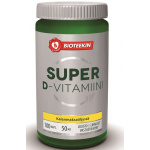 Bioteekin Super D-vitamiini 50 µg, 100 kaps.