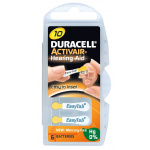 Duracell ActivAir Typ 10 Mercury free Hörapparatsbatterier 6 st