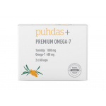 Puhdas+ Premium Omega-7 tyrniöljy 400 mg, 120 kaps