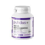 Puhdas+ Vahva Ashwaganda+ BioPerine 125 mg, 120 vegekaps